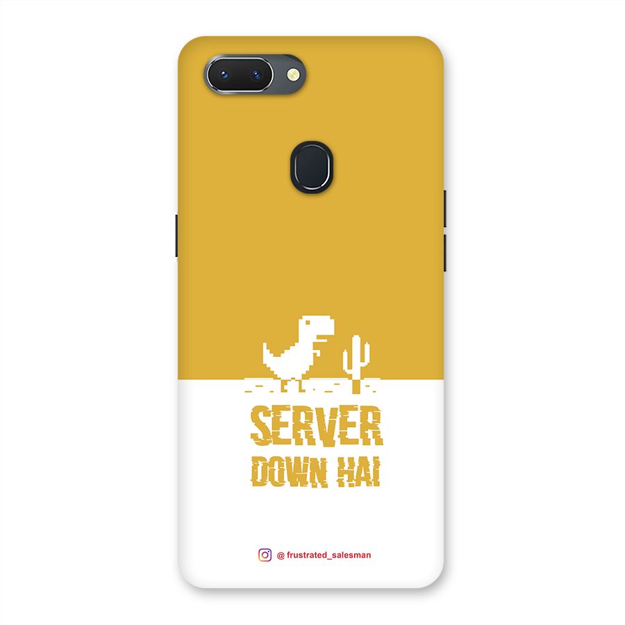 Server Down Hai Mustard Yellow Back Case for Oppo Realme 2