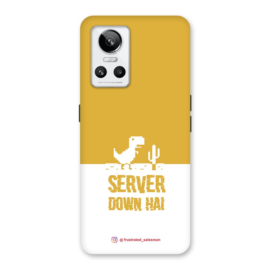 Server Down Hai Mustard Yellow Back Case for Realme GT Neo 3