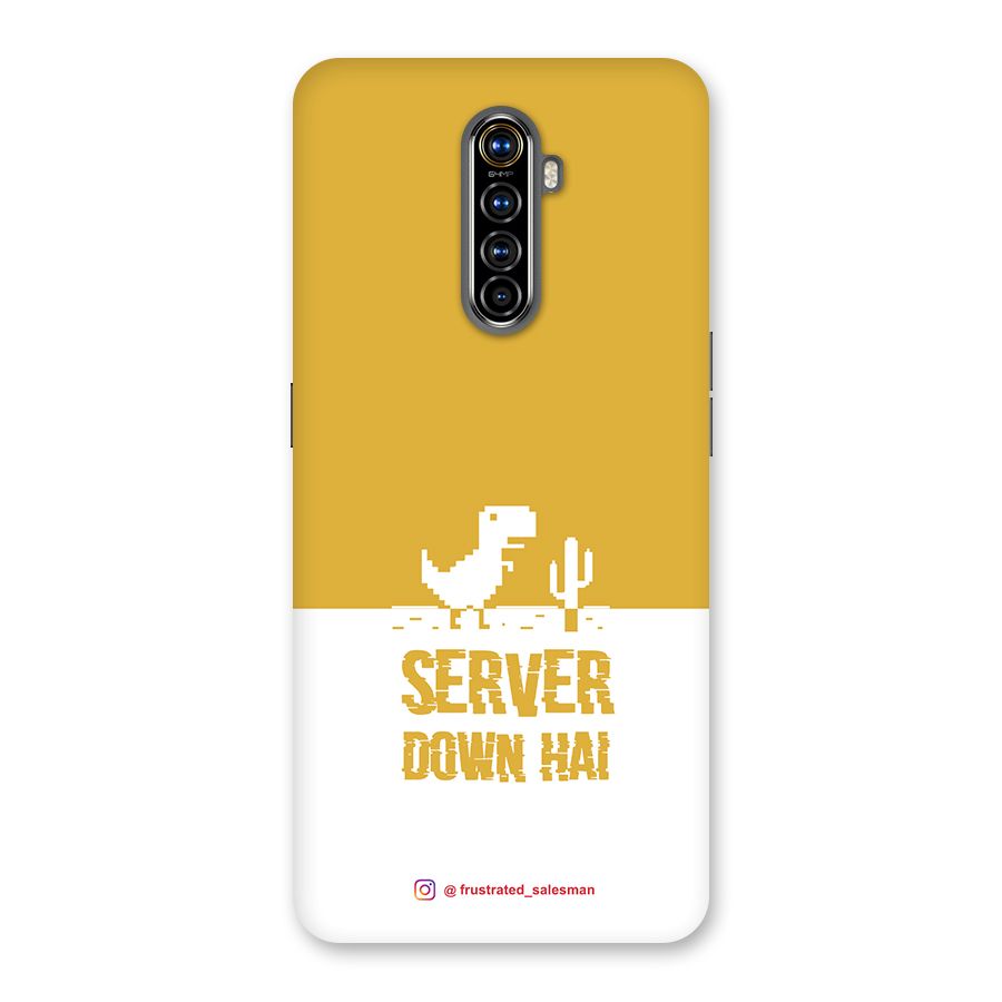 Server Down Hai Mustard Yellow Back Case for Realme X2 Pro