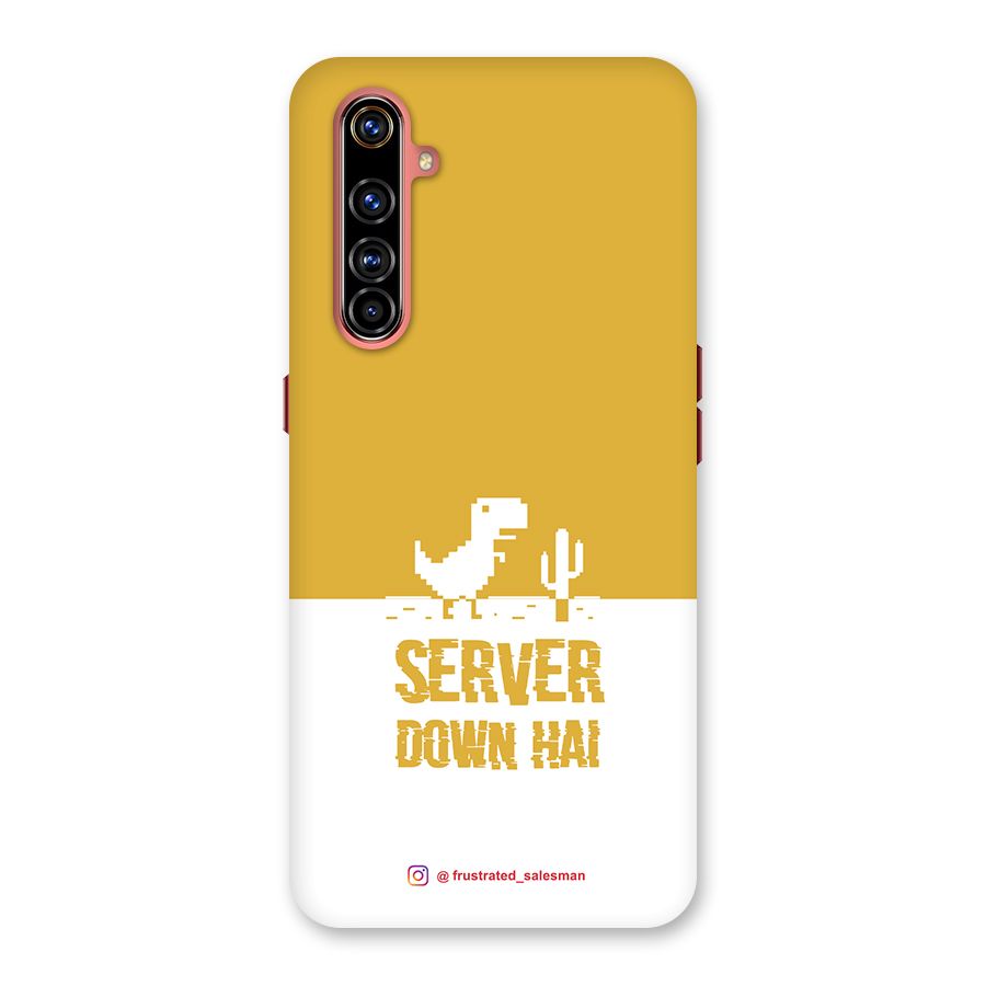 Server Down Hai Mustard Yellow Back Case for Realme X50 Pro
