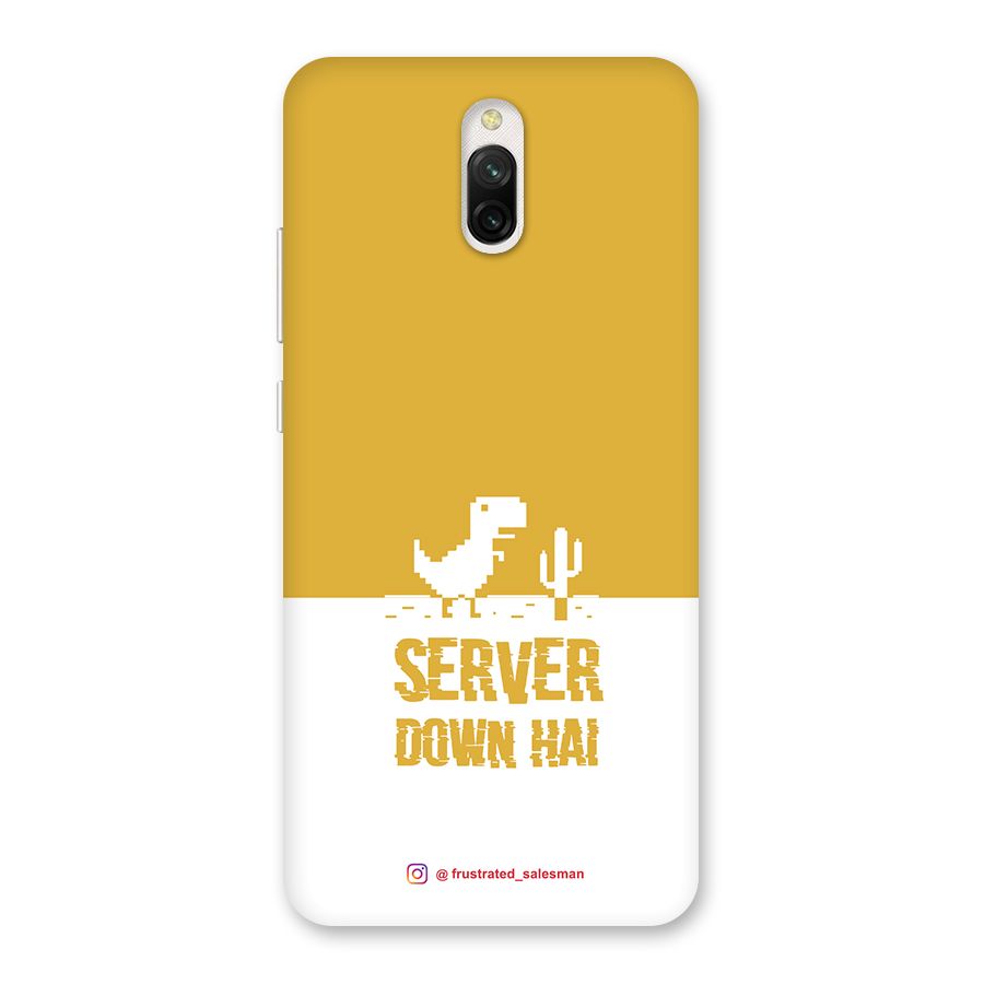 Server Down Hai Mustard Yellow Back Case for Redmi 8A Dual