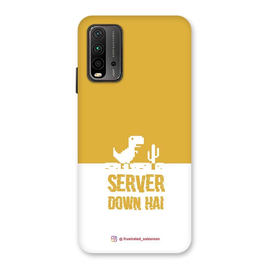 Server Down Hai Mustard Yellow Back Case for Redmi 9 Power