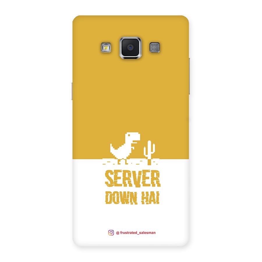 Server Down Hai Mustard Yellow Back Case for Samsung Galaxy A5