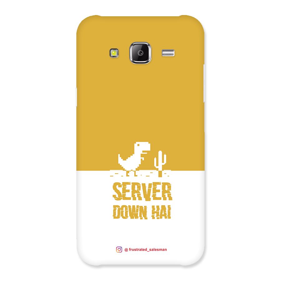 Server Down Hai Mustard Yellow Back Case for Samsung Galaxy J5