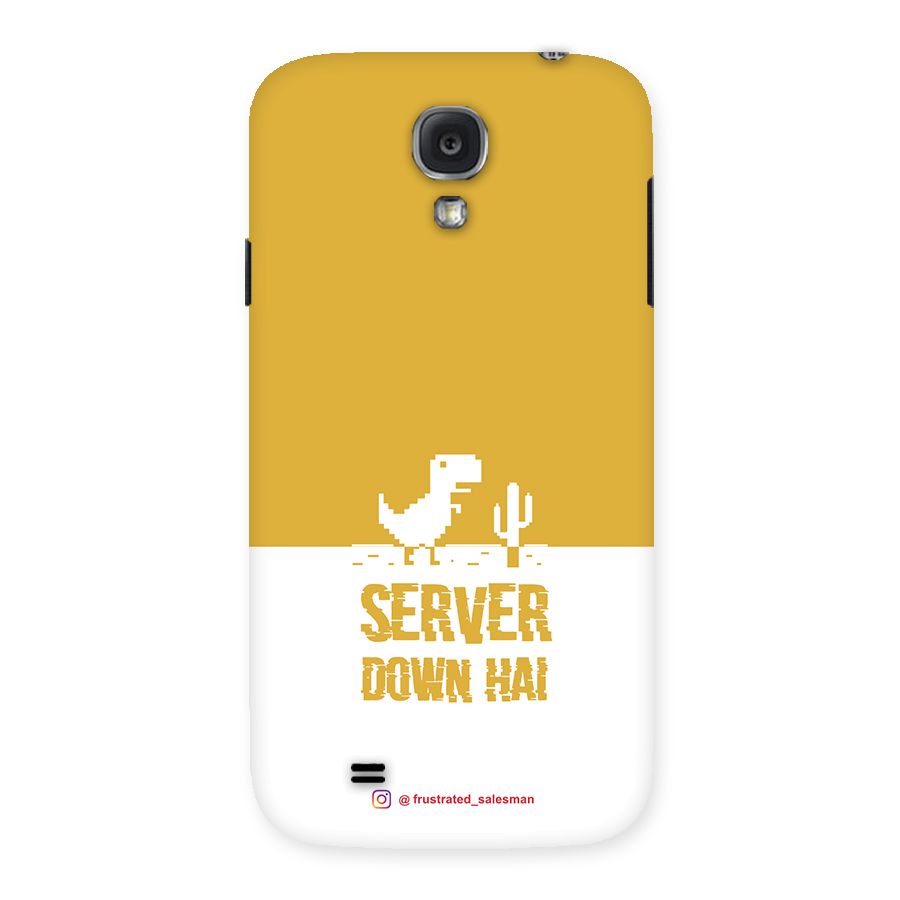 Server Down Hai Mustard Yellow Back Case for Samsung Galaxy S4
