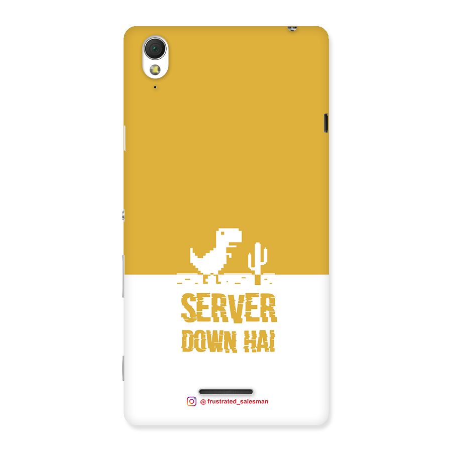 Server Down Hai Mustard Yellow Back Case for Sony Xperia T3