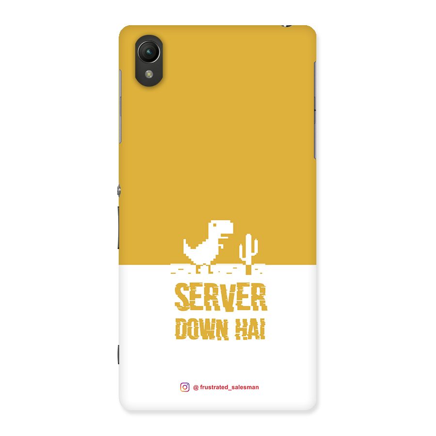 Server Down Hai Mustard Yellow Back Case for Sony Xperia Z2