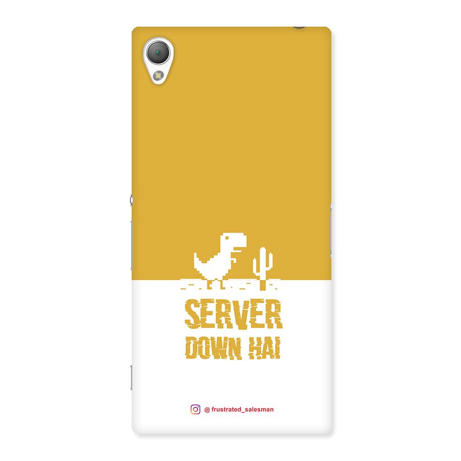 Server Down Hai Mustard Yellow Back Case for Sony Xperia Z3