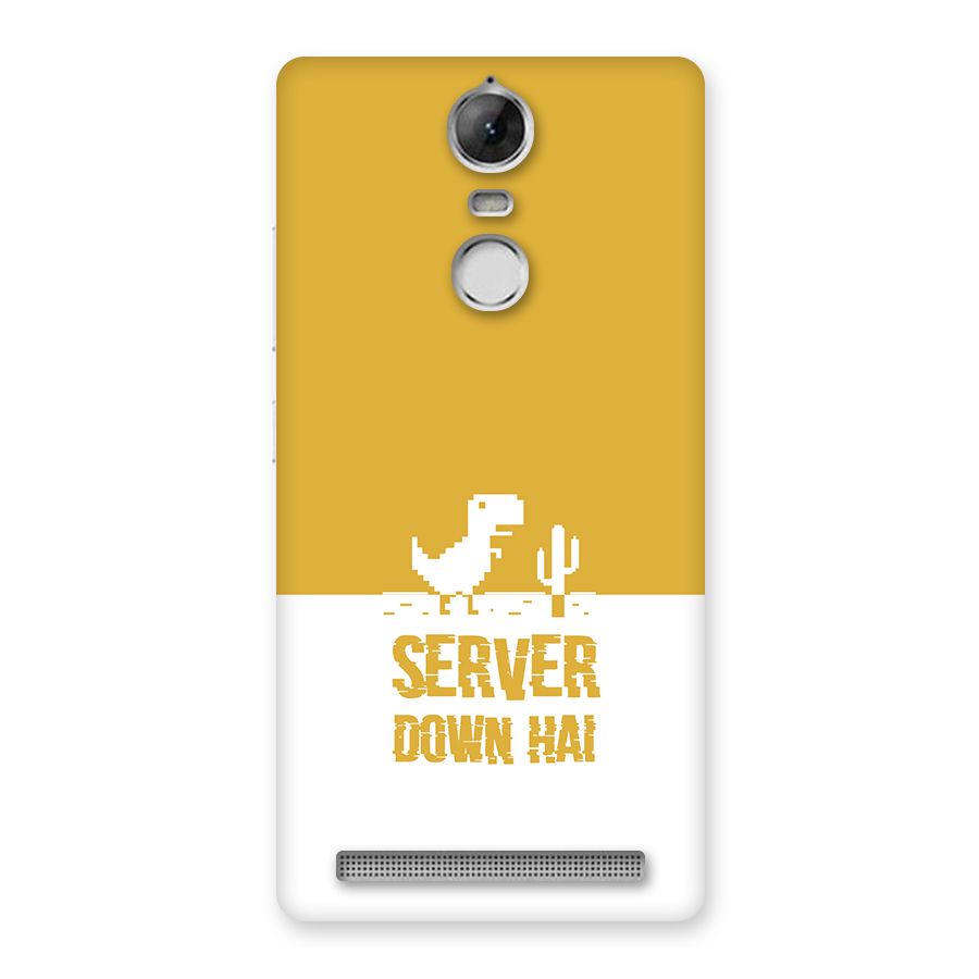 Server Down Hai Mustard Yellow Back Case for Vibe K5 Note