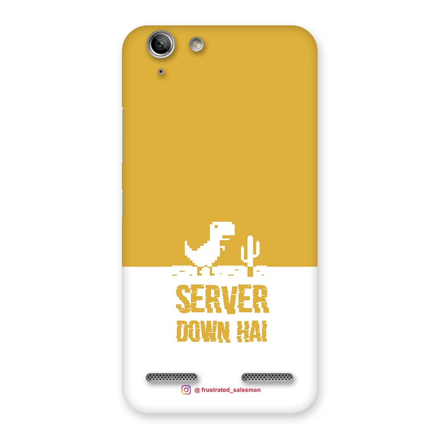 Server Down Hai Mustard Yellow Back Case for Vibe K5 Plus