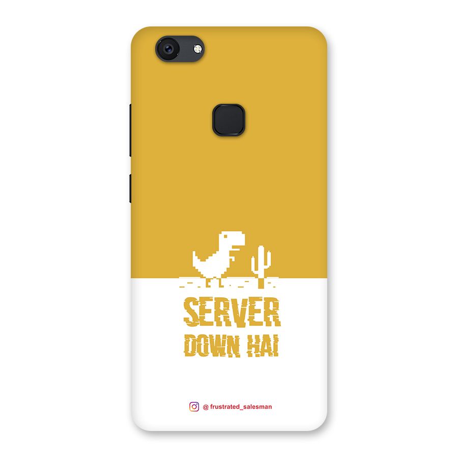 Server Down Hai Mustard Yellow Back Case for Vivo V7 Plus