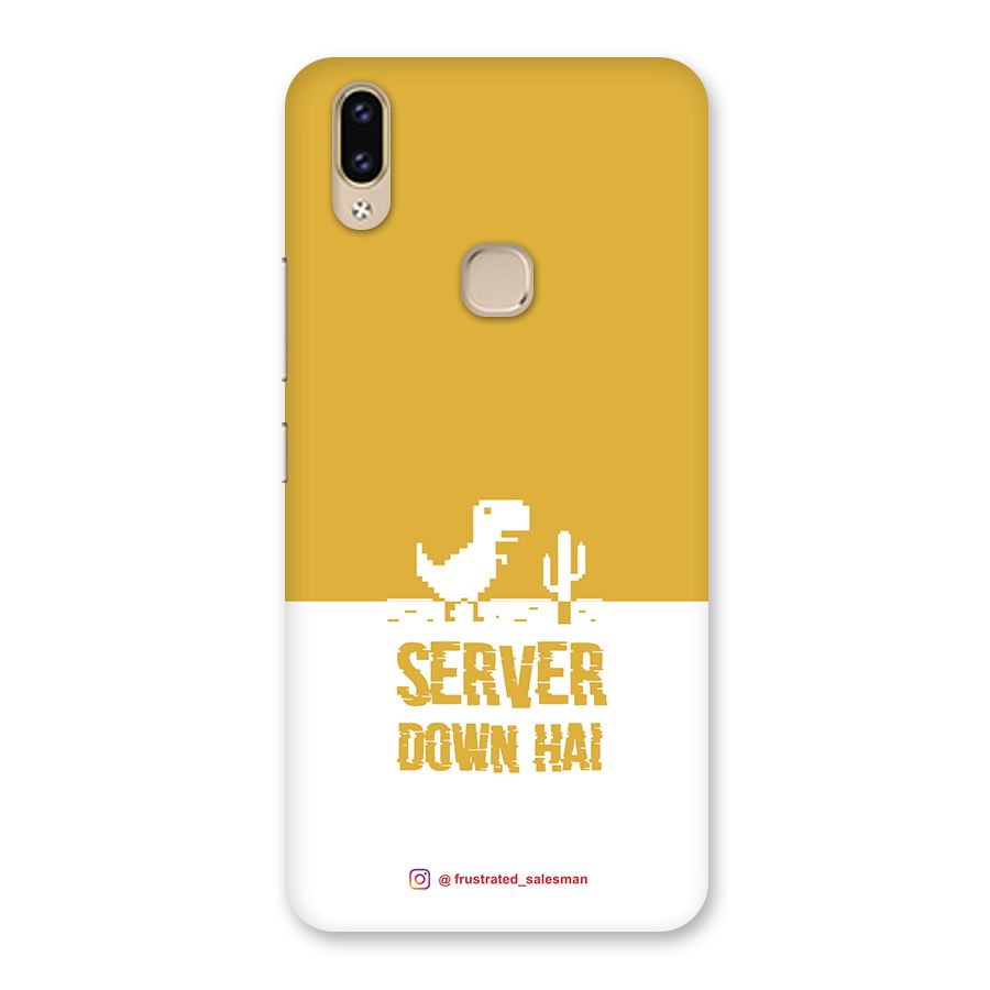 Server Down Hai Mustard Yellow Back Case for Vivo V9 Youth
