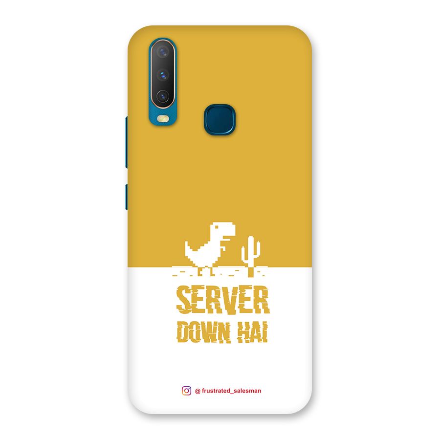 Server Down Hai Mustard Yellow Back Case for Vivo Y11