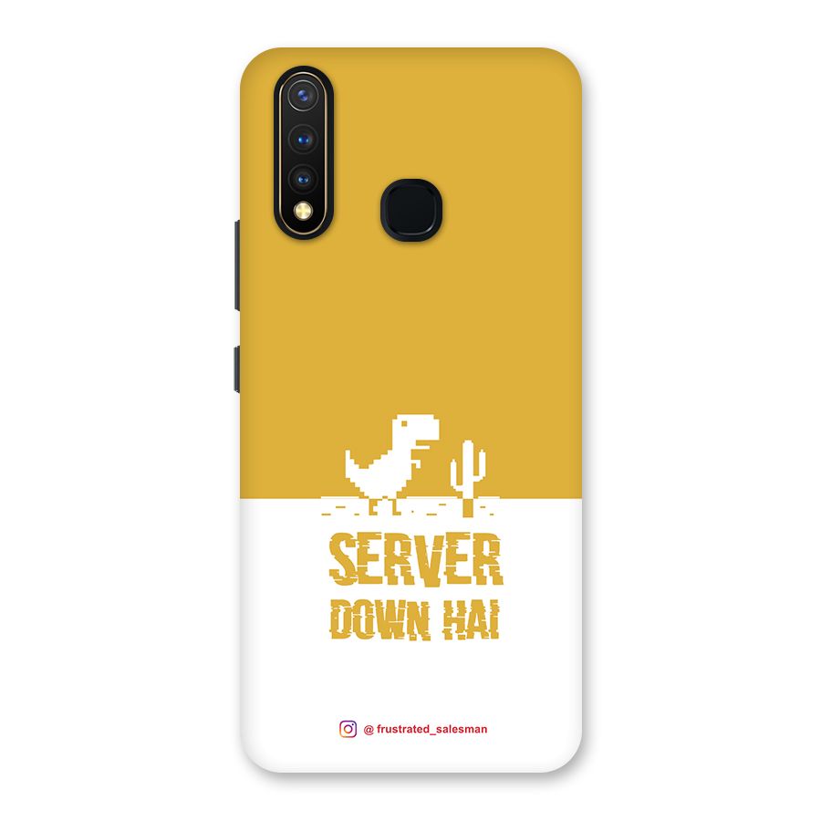 Server Down Hai Mustard Yellow Back Case for Vivo Y19
