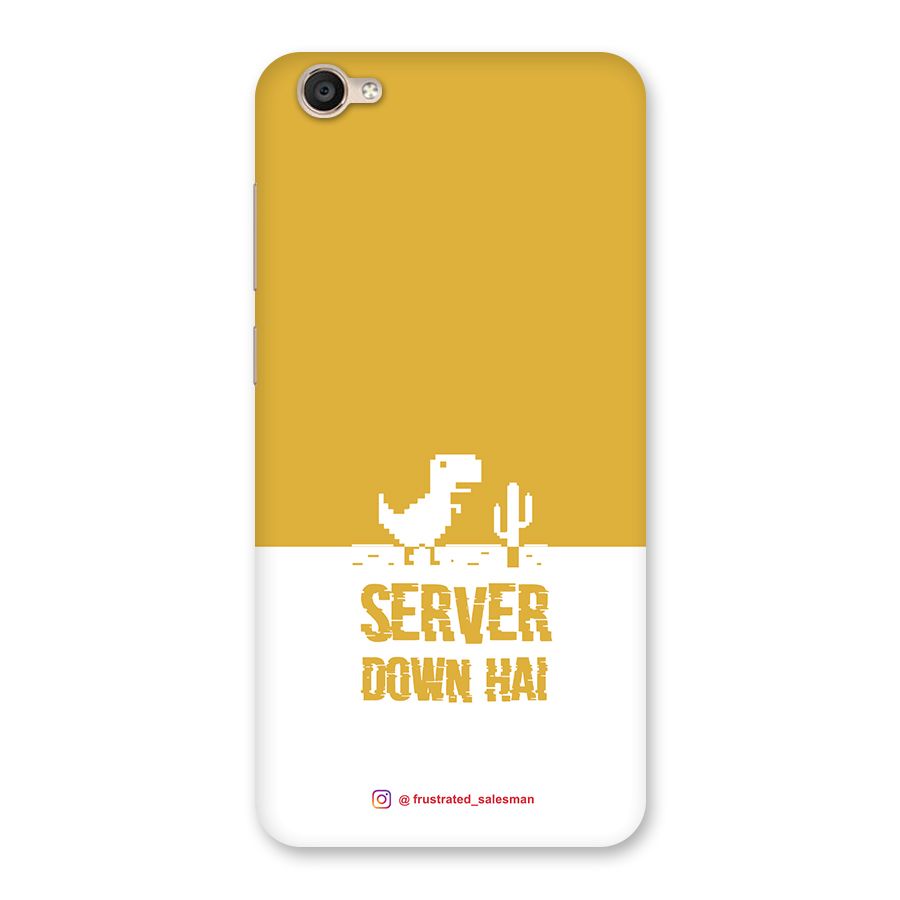 Server Down Hai Mustard Yellow Back Case for Vivo Y55L