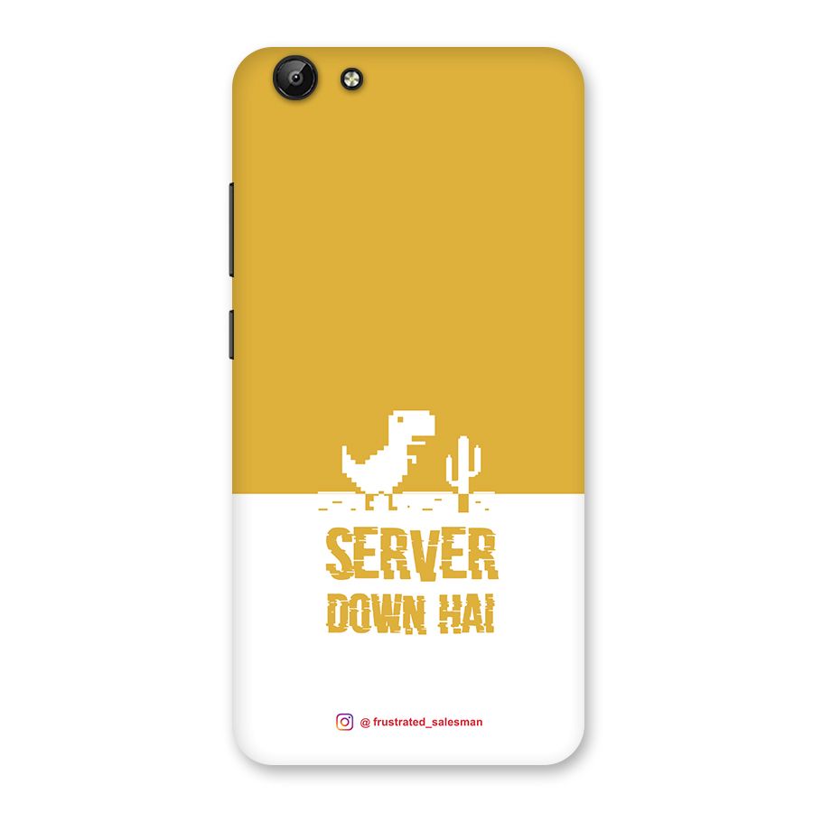 Server Down Hai Mustard Yellow Back Case for Vivo Y69