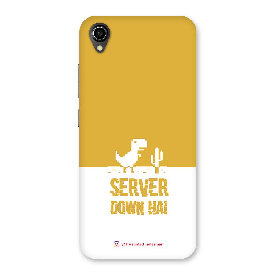 Server Down Hai Mustard Yellow Back Case for Vivo Y90
