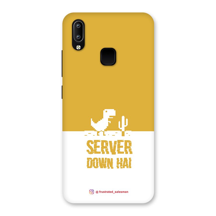 Server Down Hai Mustard Yellow Back Case for Vivo Y93