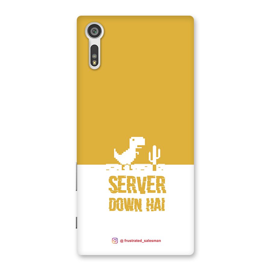 Server Down Hai Mustard Yellow Back Case for Xperia XZ