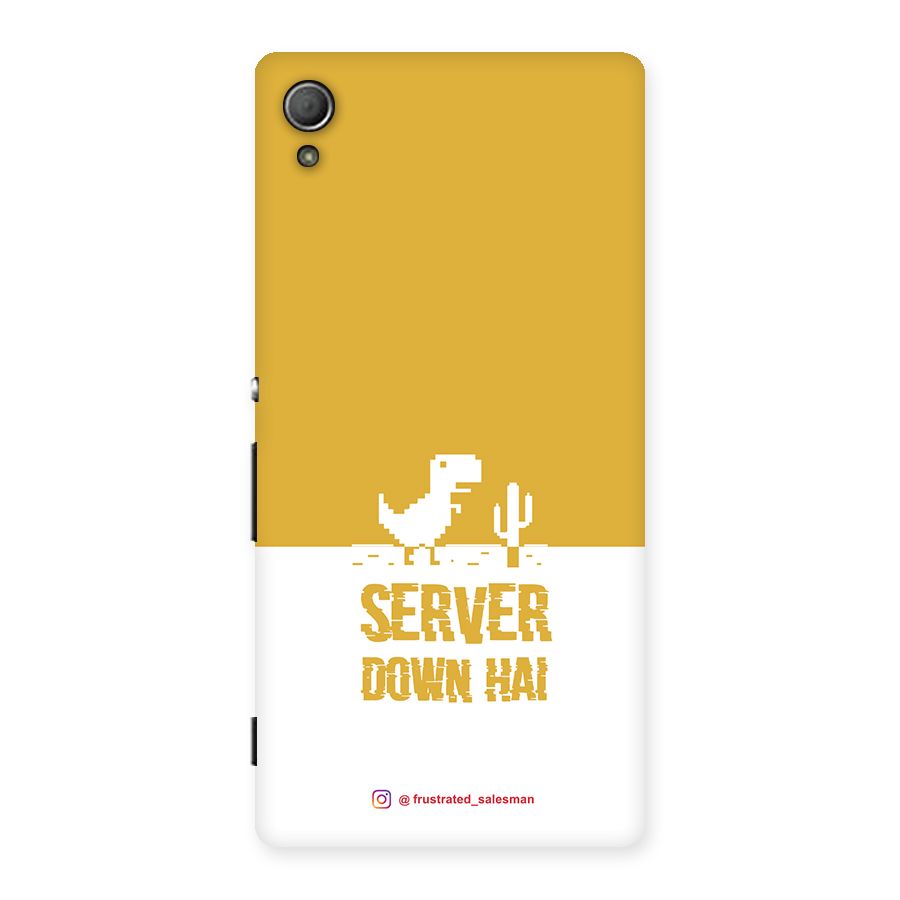 Server Down Hai Mustard Yellow Back Case for Xperia Z3 Plus