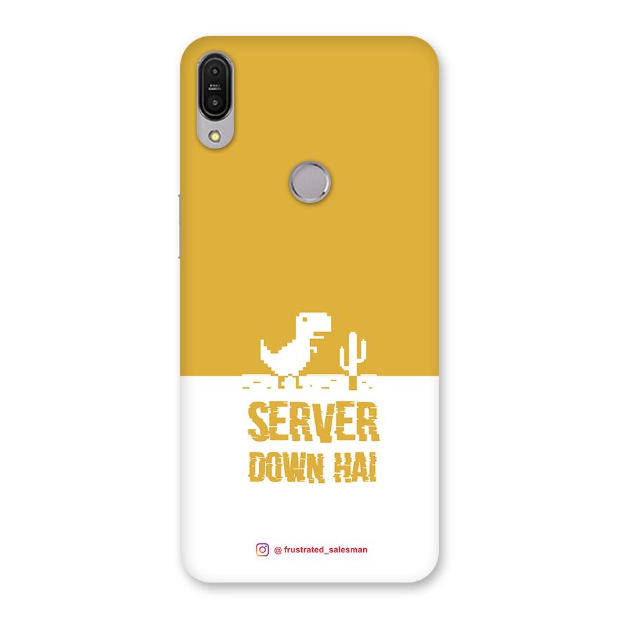 Server Down Hai Mustard Yellow Back Case for Zenfone Max Pro M1