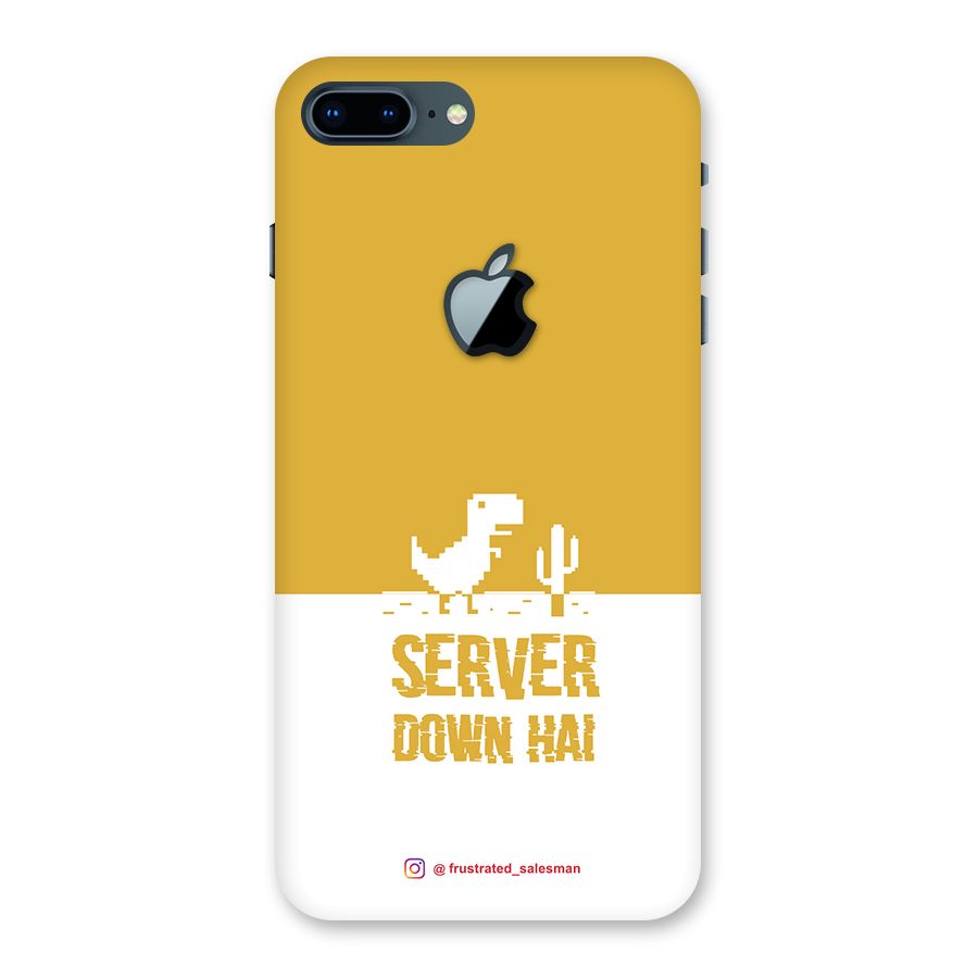Server Down Hai Mustard Yellow Back Case for iPhone 7 Plus Apple Cut