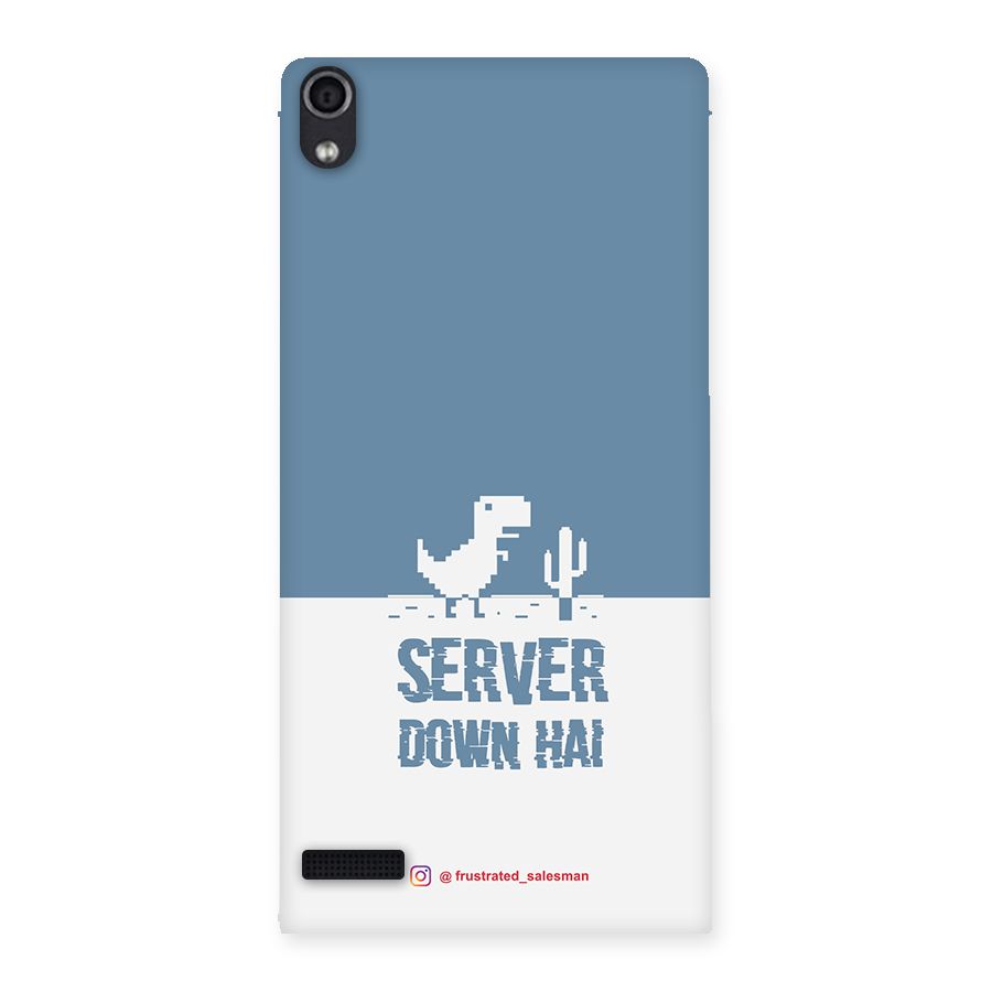 Server Down Hai SteelBlue Back Case for Ascend P6