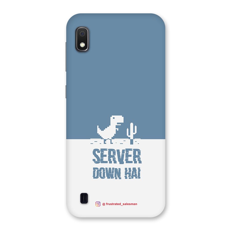 Server Down Hai SteelBlue Back Case for Galaxy A10