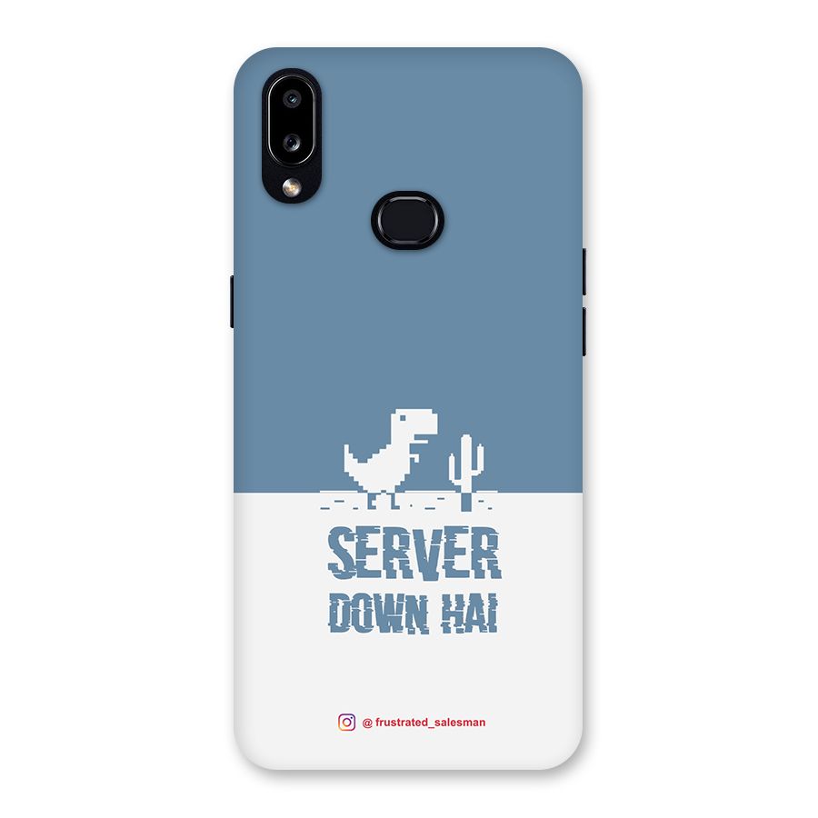 Server Down Hai SteelBlue Back Case for Galaxy A10s