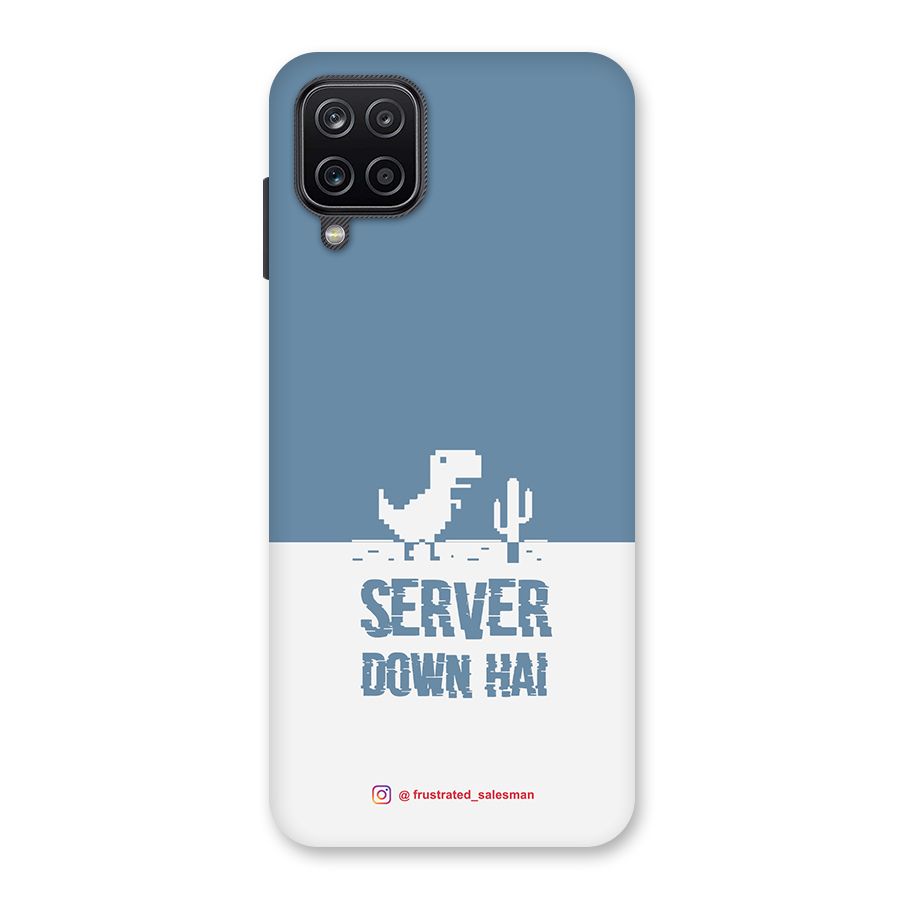 Server Down Hai SteelBlue Back Case for Galaxy A12