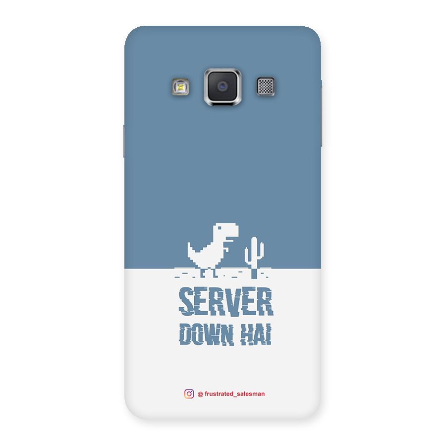 Server Down Hai SteelBlue Back Case for Galaxy A3