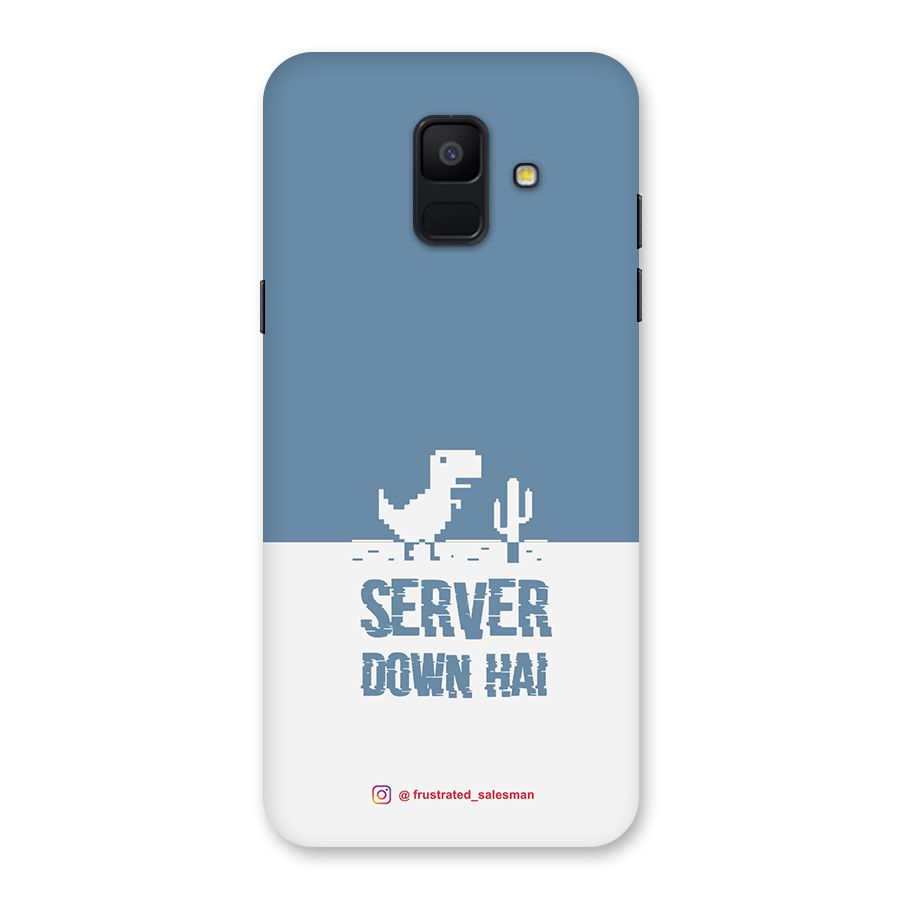 Server Down Hai SteelBlue Back Case for Galaxy A6 (2018)