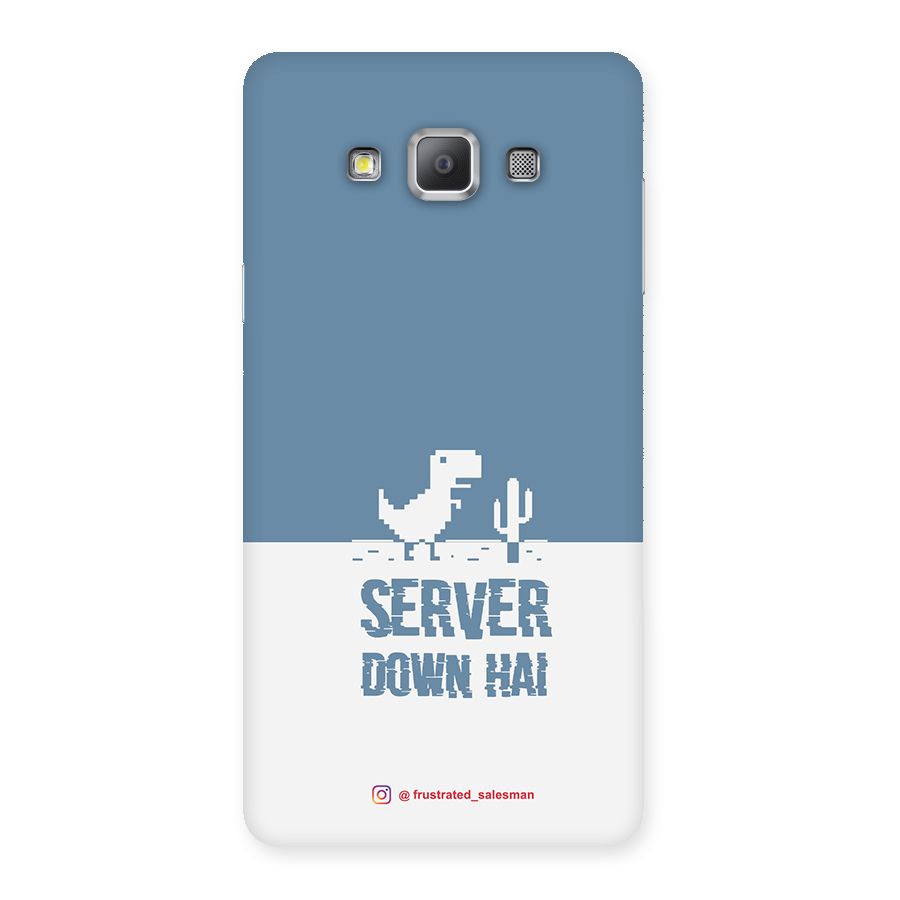 Server Down Hai SteelBlue Back Case for Galaxy A7