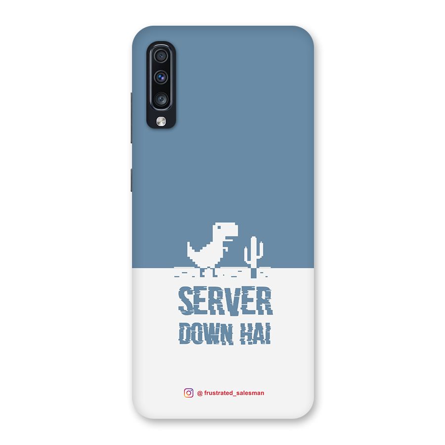Server Down Hai SteelBlue Back Case for Galaxy A70