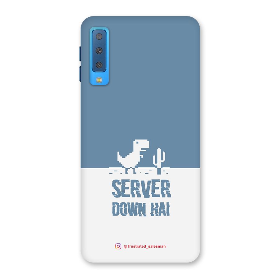 Server Down Hai SteelBlue Back Case for Galaxy A7 (2018)