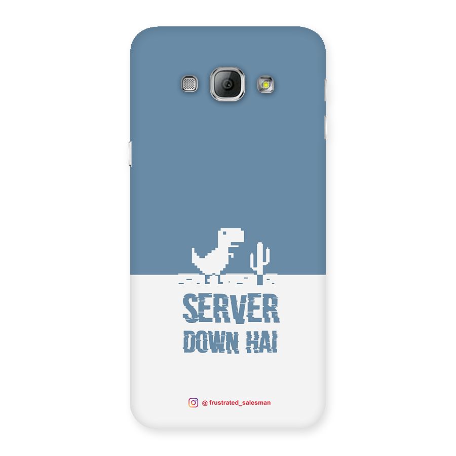 Server Down Hai SteelBlue Back Case for Galaxy A8