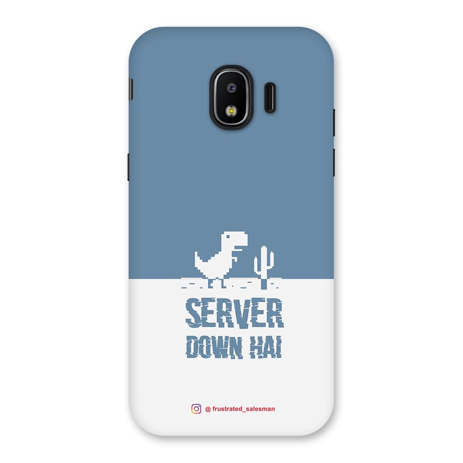 Server Down Hai SteelBlue Back Case for Galaxy J2 Pro 2018