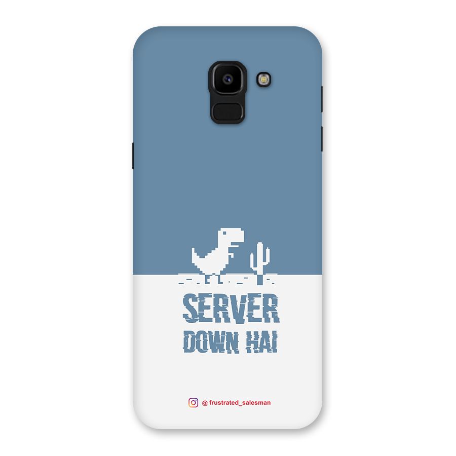 Server Down Hai SteelBlue Back Case for Galaxy J6