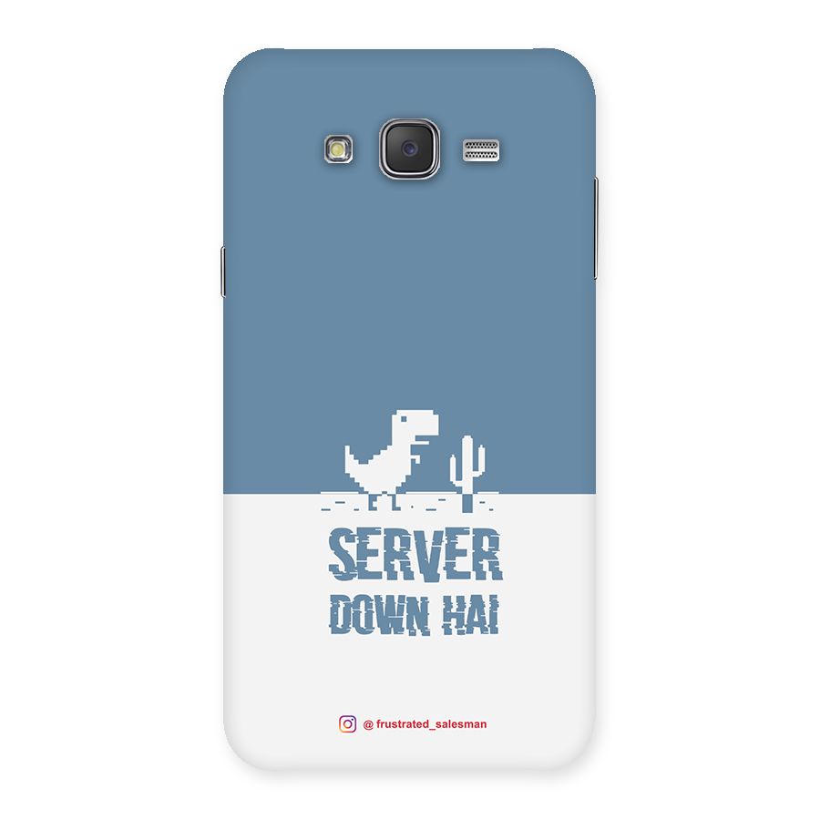 Server Down Hai SteelBlue Back Case for Galaxy J7