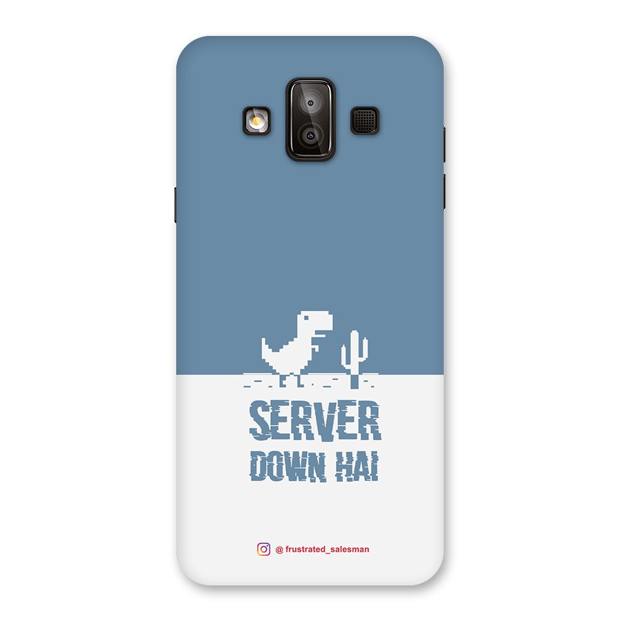 Server Down Hai SteelBlue Back Case for Galaxy J7 Duo