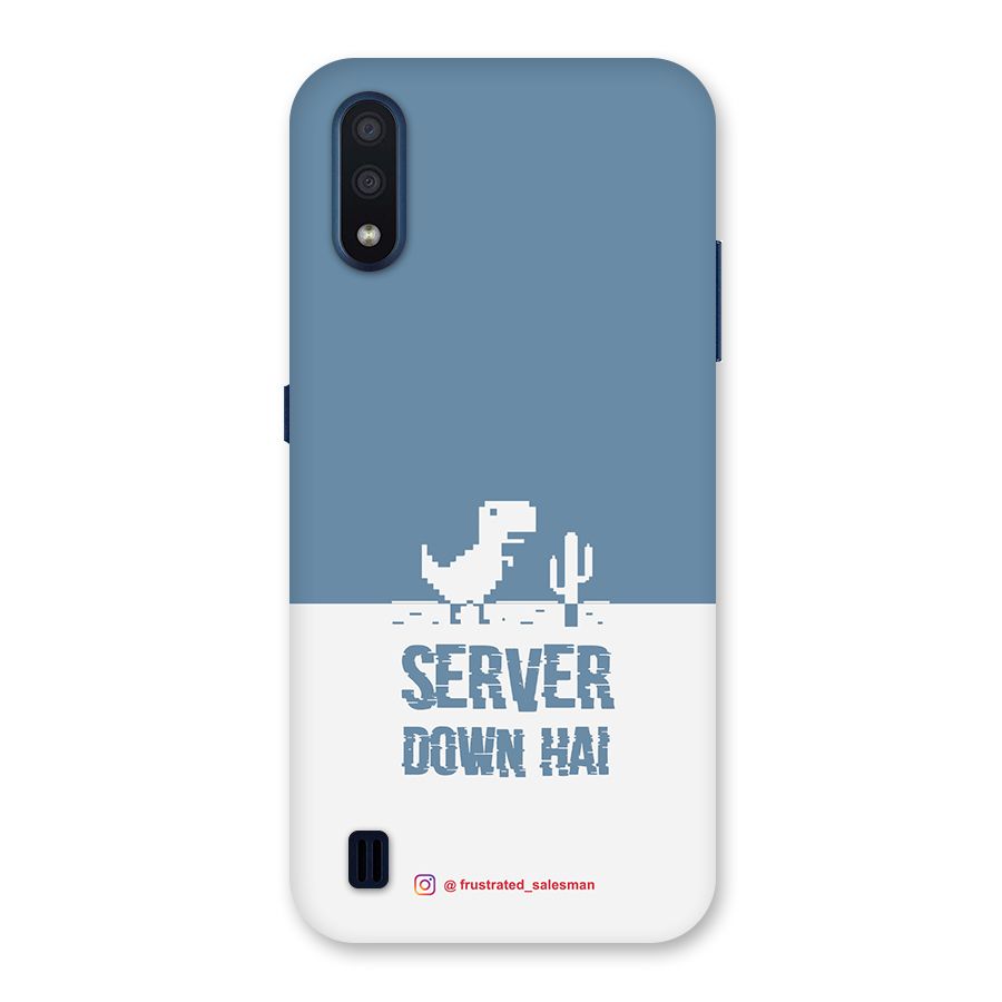Server Down Hai SteelBlue Back Case for Galaxy M01