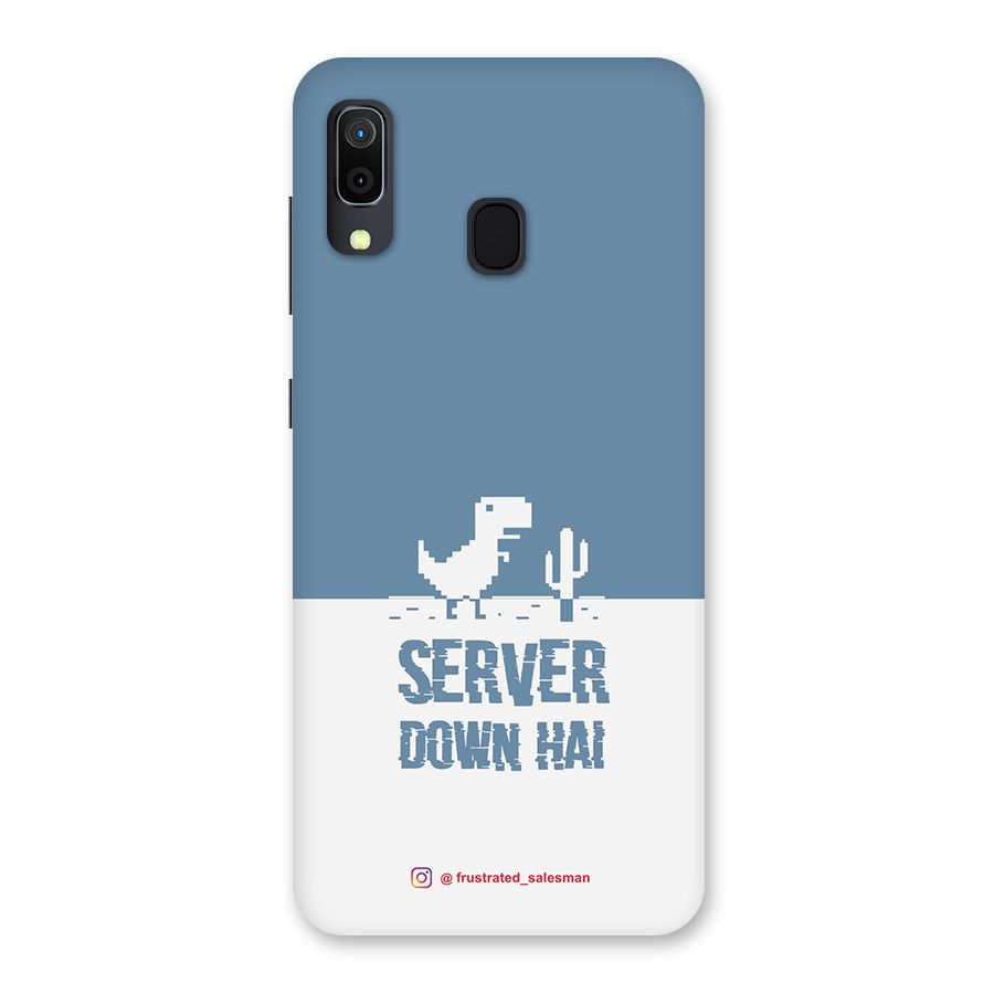 Server Down Hai SteelBlue Back Case for Galaxy M10s