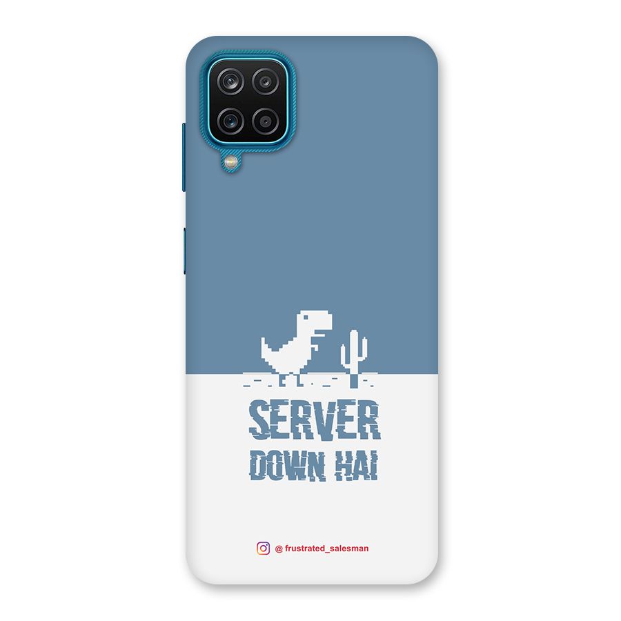 Server Down Hai SteelBlue Back Case for Galaxy M12
