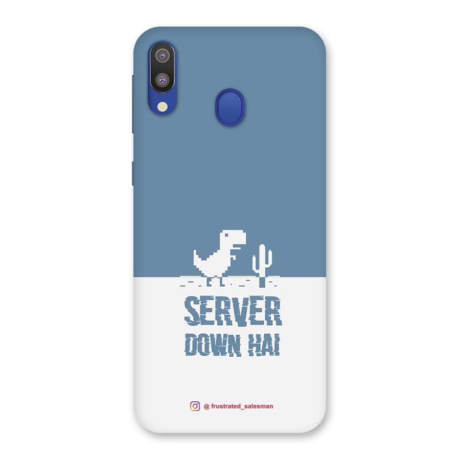 Server Down Hai SteelBlue Back Case for Galaxy M20