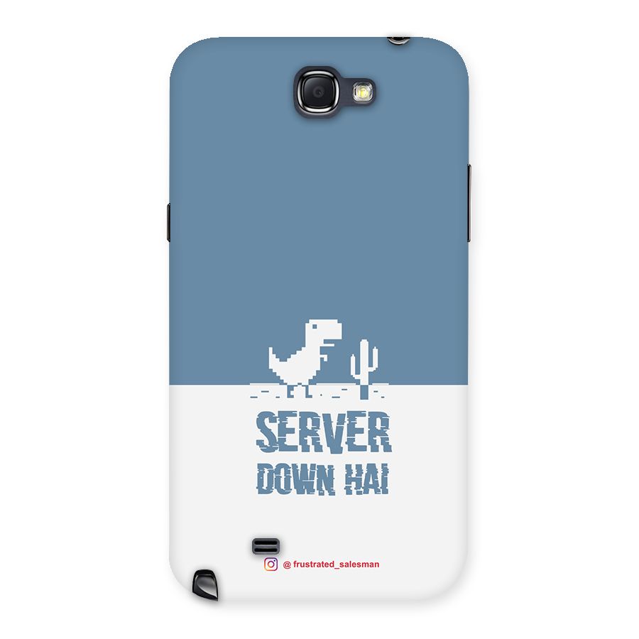 Server Down Hai SteelBlue Back Case for Galaxy Note 2