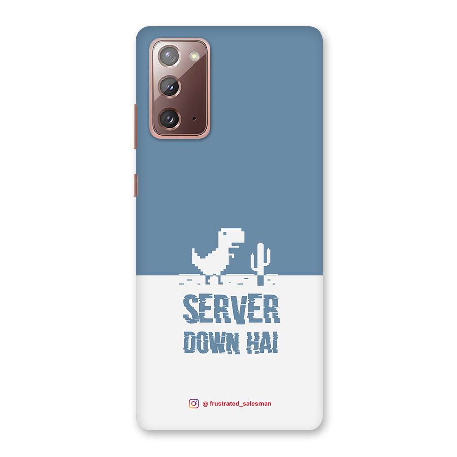 Server Down Hai SteelBlue Back Case for Galaxy Note 20