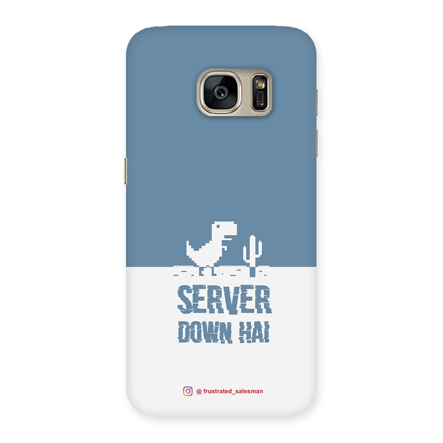 Server Down Hai SteelBlue Back Case for Galaxy S7