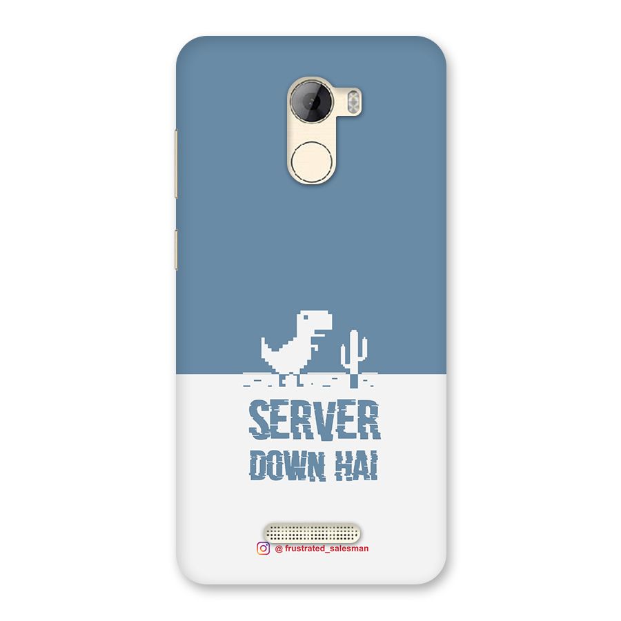 Server Down Hai SteelBlue Back Case for Gionee A1 LIte