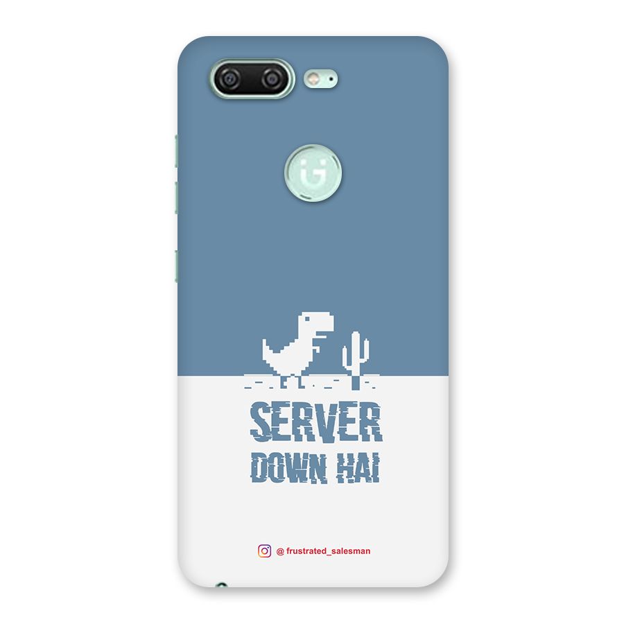 Server Down Hai SteelBlue Back Case for Gionee S10