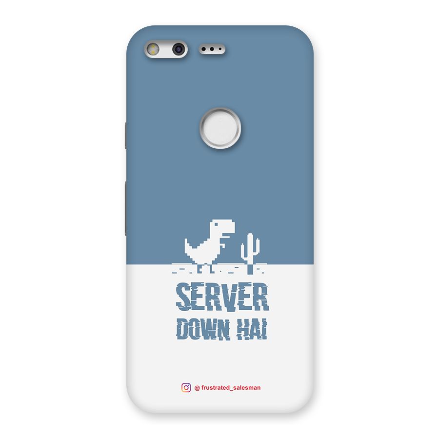 Server Down Hai SteelBlue Back Case for Google Pixel